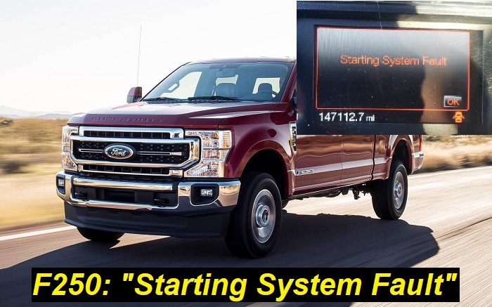 F250 starting system fault